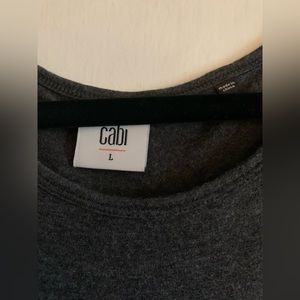 CAbi asymmetrical gray top